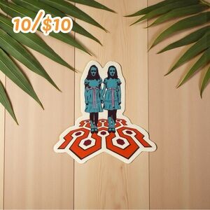 The Shining Twins on Carpet Matte Sticker – 2”
